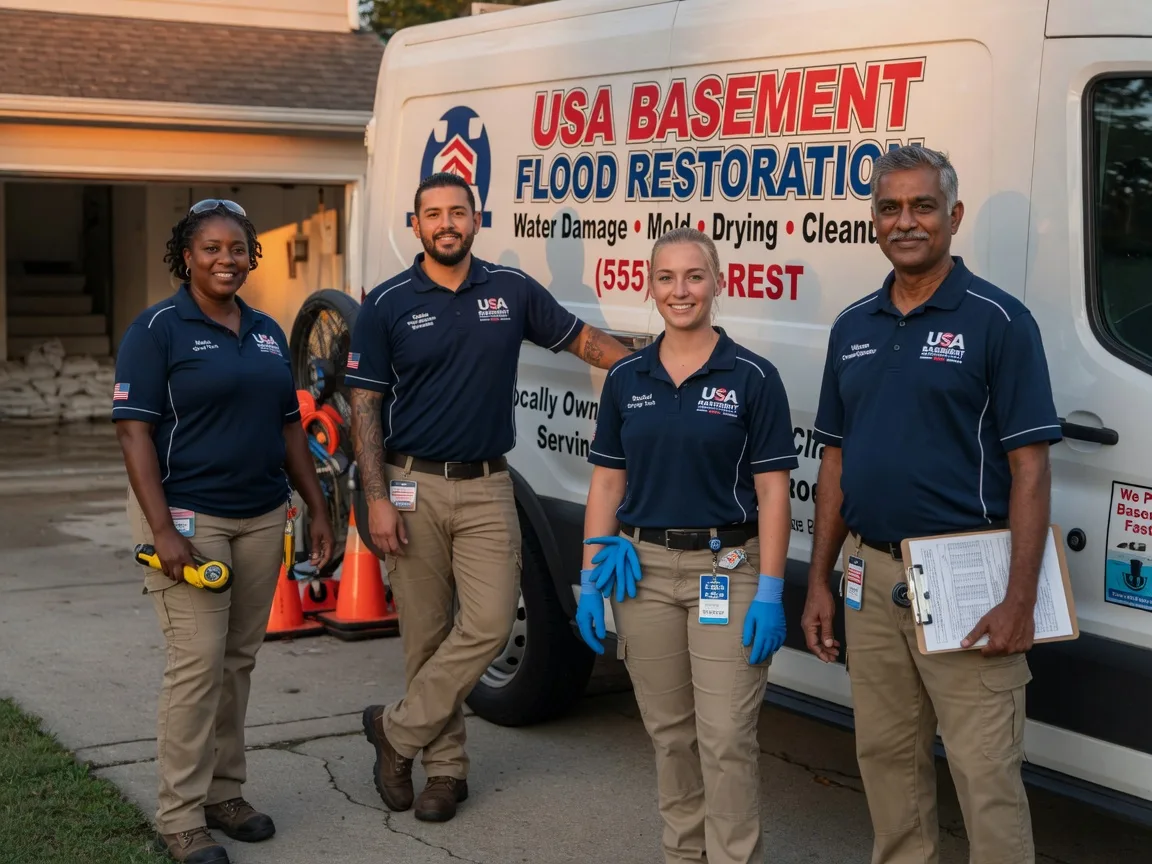 Basement Flood Cleanup company in Mclain, MS
